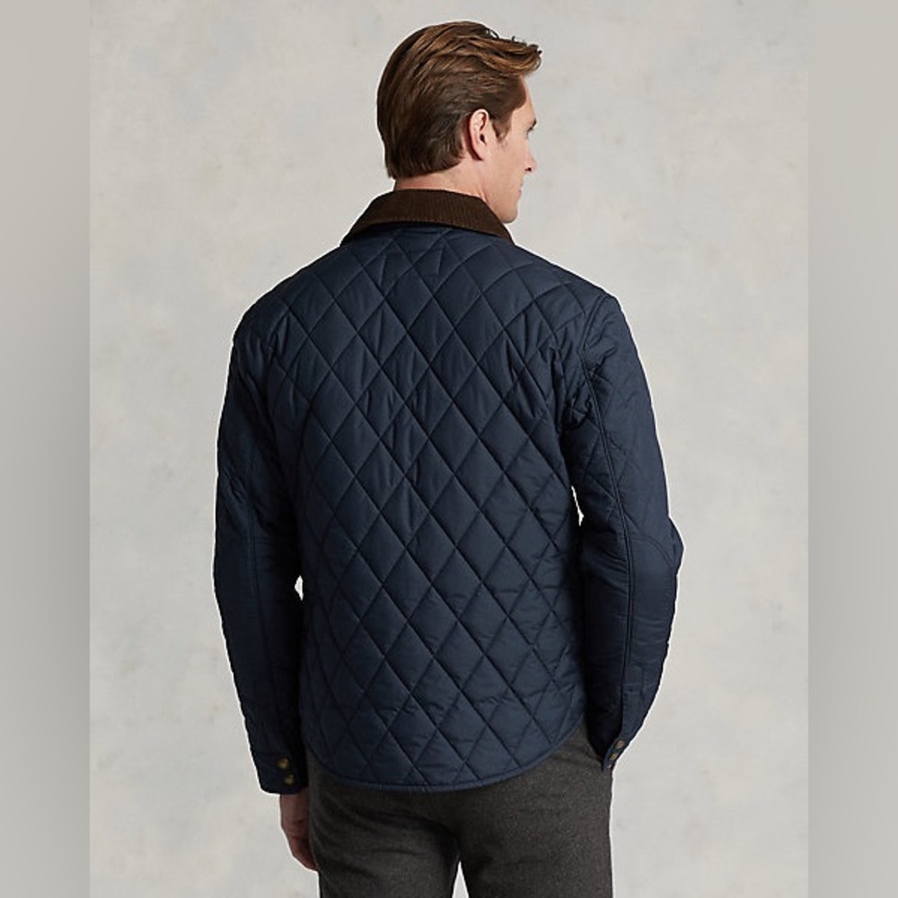 Polo Ralph Lauren Men's Brentford Insulated Quilted Shirt Jacket College xxl - Picture 3 of 10